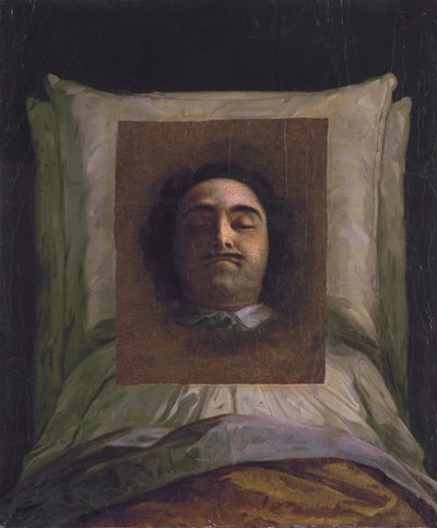 Portrait of Peter the Great on his Death-Bed by Louis Caravaque